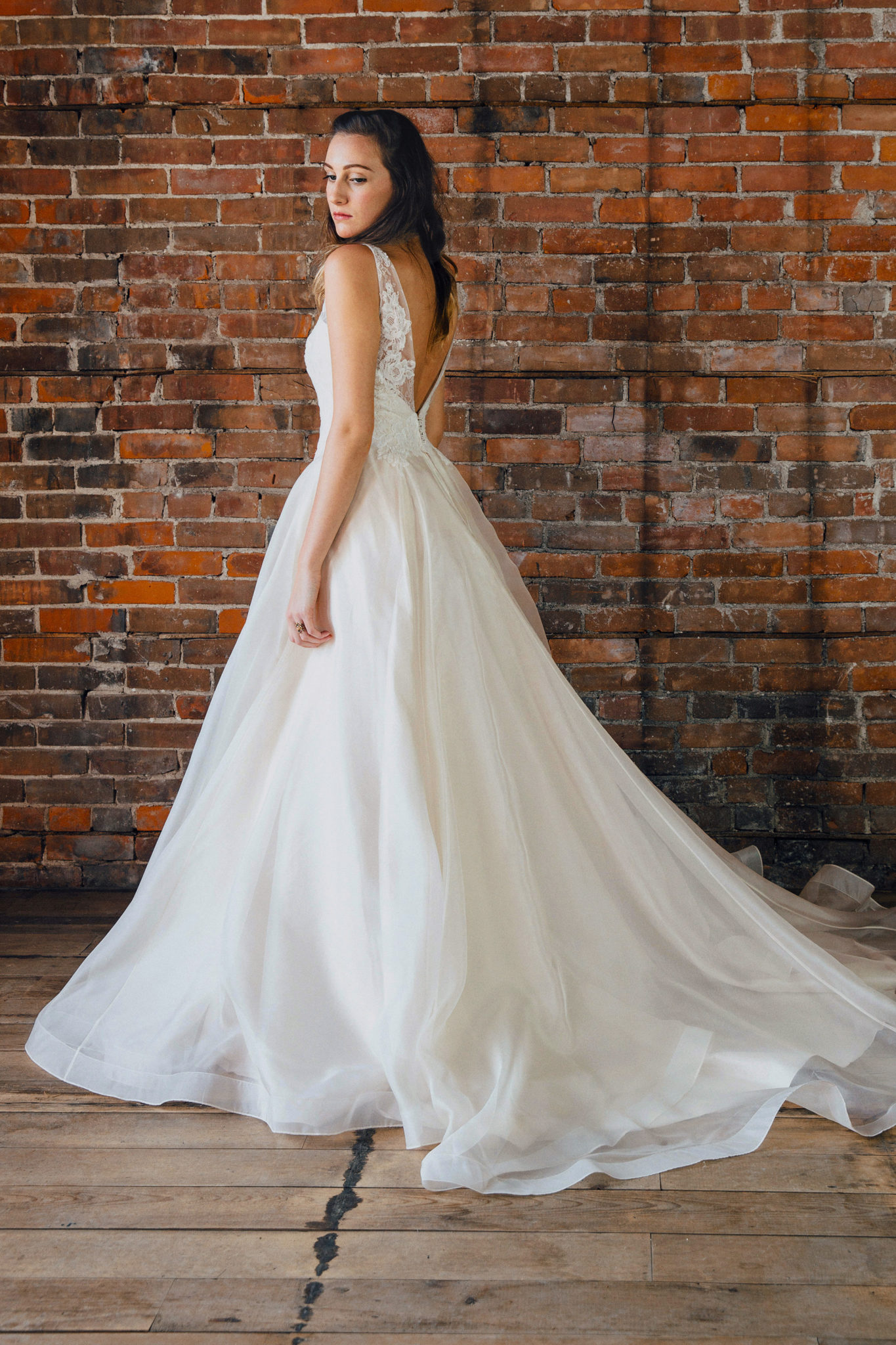 Violet gown