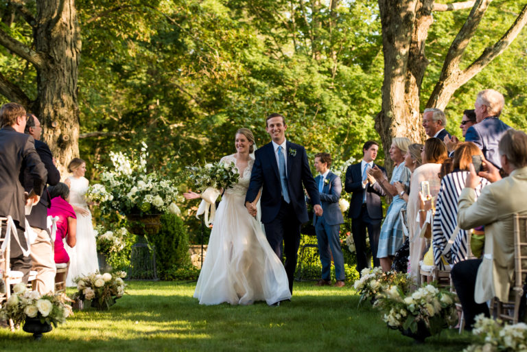 Verdant, Dreamy Family Home Wedding in Connecticut | Jane + Jed