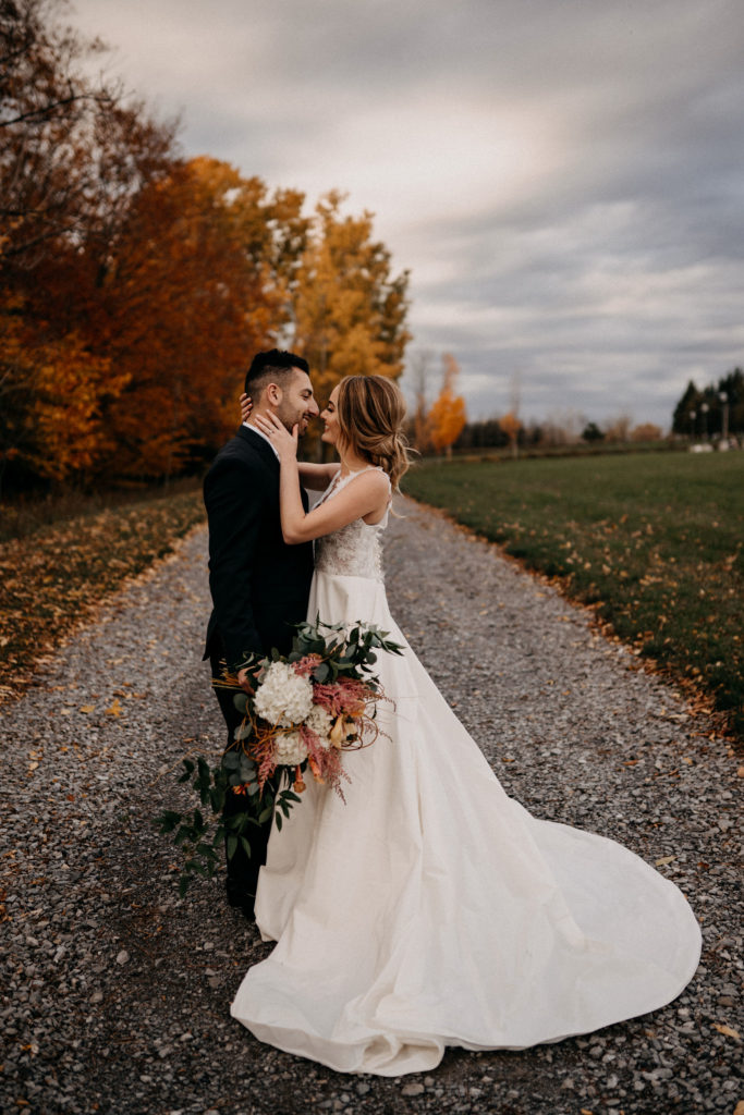 Rustic Romantic Fall Wedding With Rusty Oranges And Neutrals