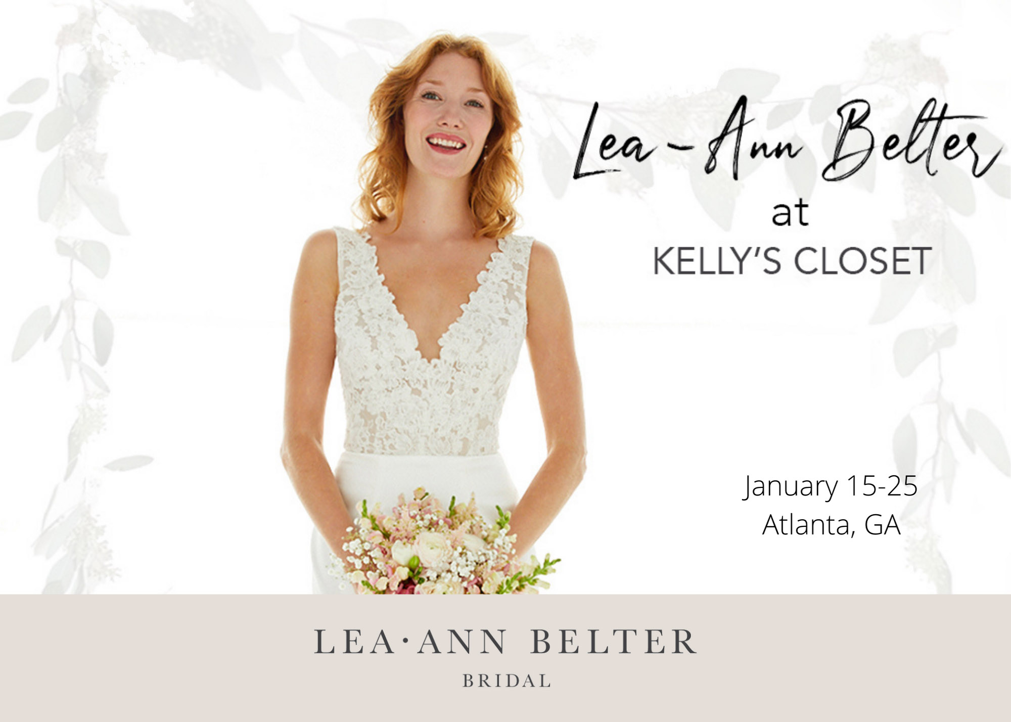 Atlanta Bridal Gown Trunk Show Kelly's Closet