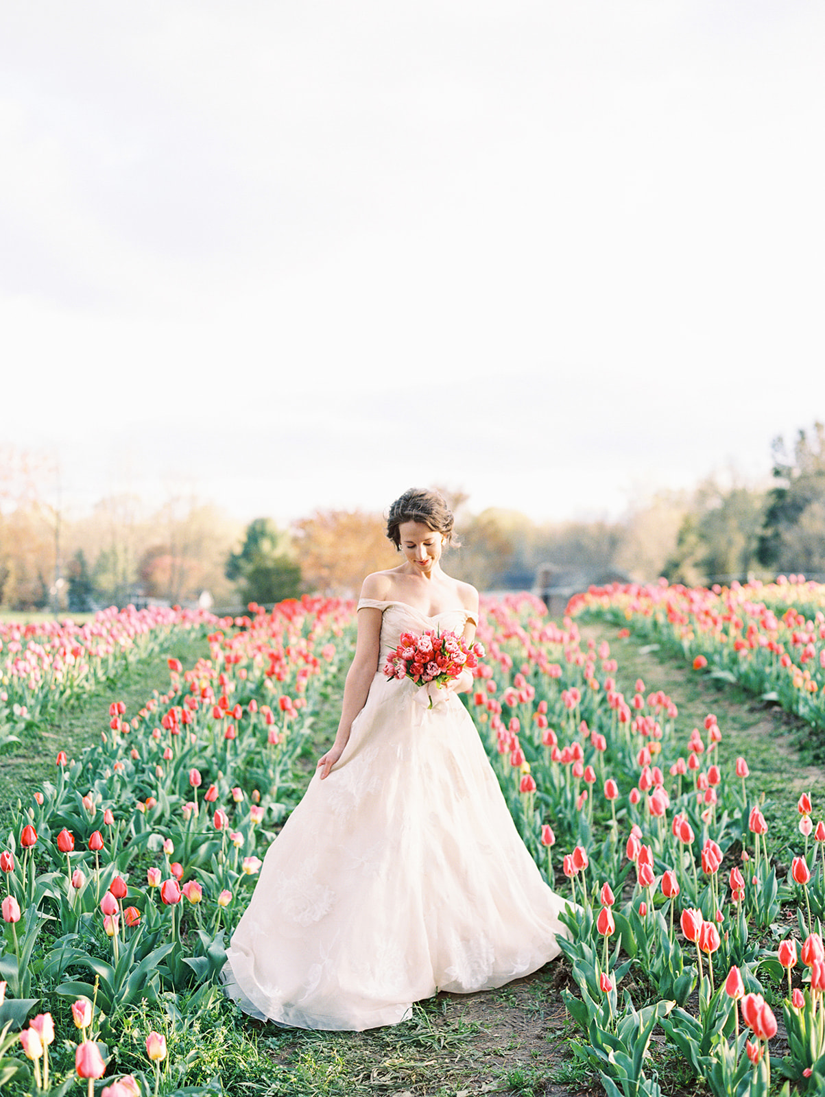 Tulip farm wedding — Lea- Ann Belter Bridal Valentina gown