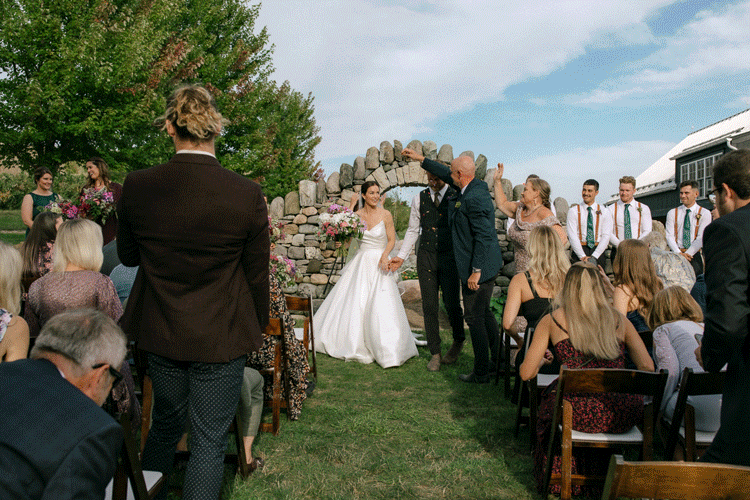 Toronto Farm-To-Table Wedding - Lea-Ann Belter Dinah wedding gown