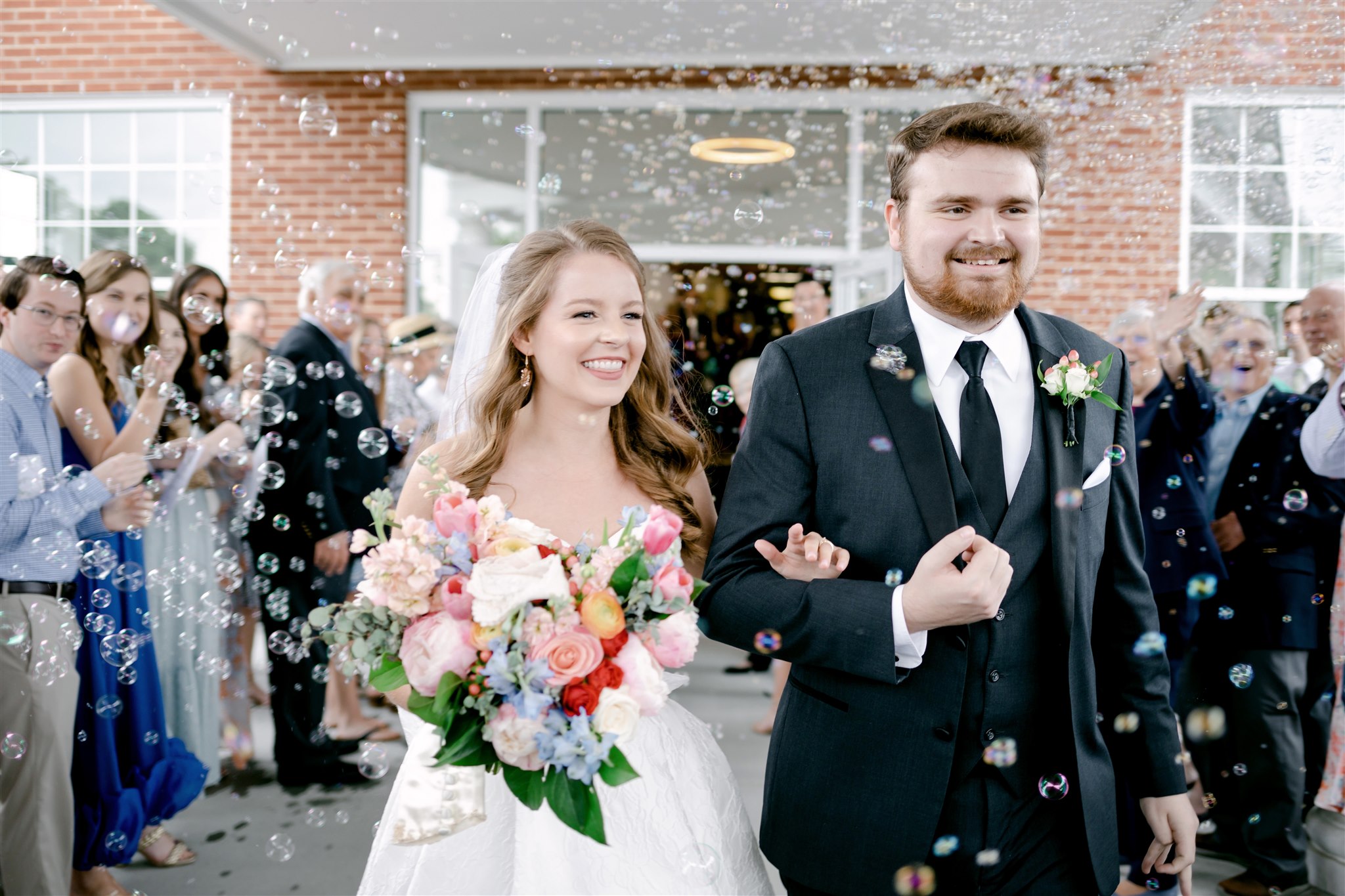Concord North Carolina Wedding - custom Lea-Ann Belter wedding dress